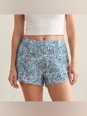 Dream Angel Floral Print Cotton Sleep Shorts Womens Size L Pajamas